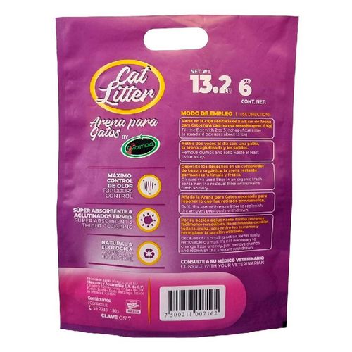 Arena Aglutinante Biomaa Gatos 6 Kg