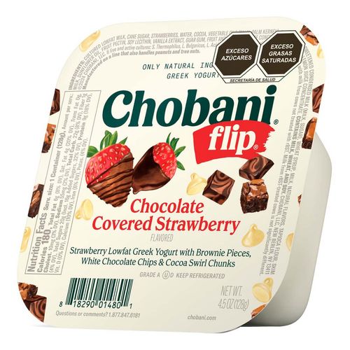 Yogurt Griego Flip Chocolate Covered Strawberry Chobani128g