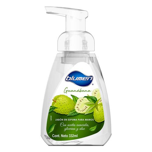 Jabón en espuma Blumen para manos Guanábana 332ml