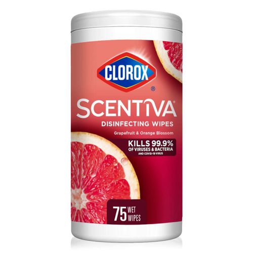 Toalla Desinfectante Clorox Scentiva 75 Toallas Húmedas