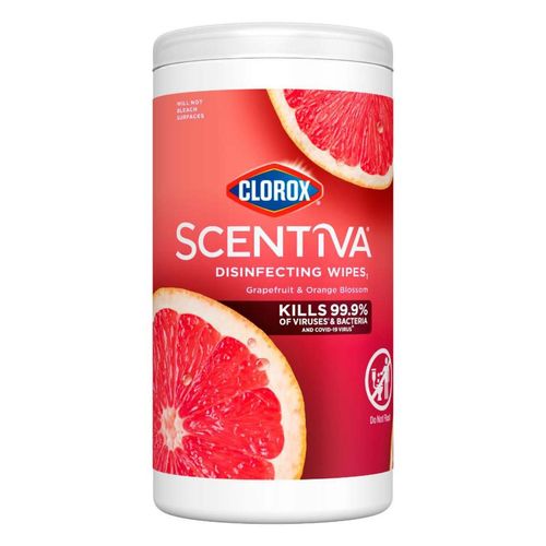 Toalla Desinfectante Clorox Scentiva 75 Toallas Húmedas