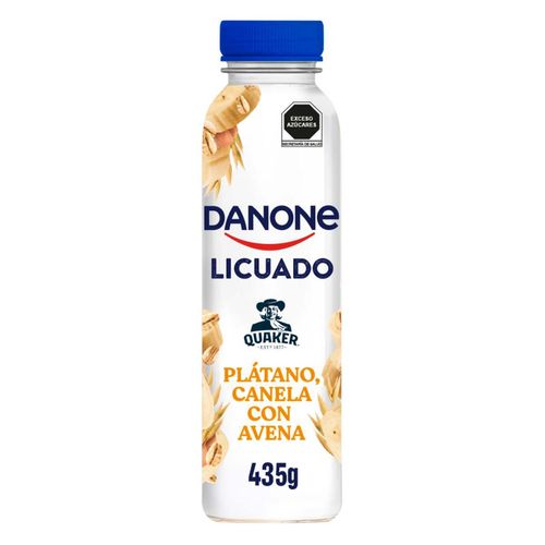 Licuado de Yoghurt Danone Platano Canela Avena 435g