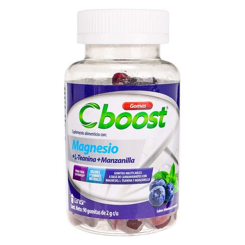 Gomitas C-Boost Magnesio L-Teanina Frasco con 90 Gomitas