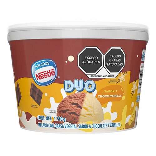 Helado Nestlé Duo Chocolate Vainilla 1710g