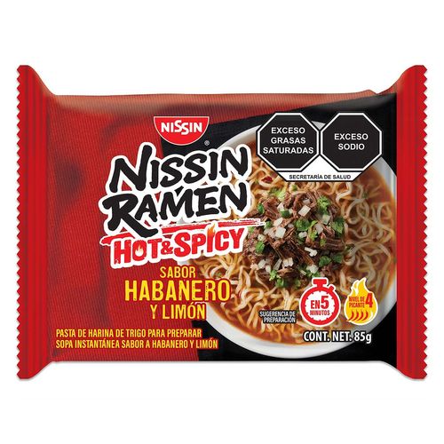 Ramen Nissin Hot&Spicy Habanero 85g