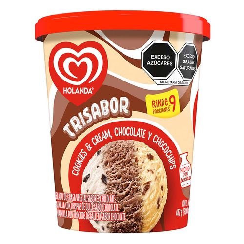 Helado Holanda Trisabor 900ml