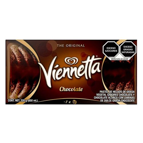 Pastel Holanda Viennetta sabor Chocolate 650ml