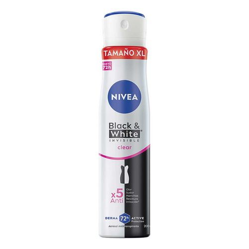 Desodorante Nivea Invisible Clear Spray XL 200ml