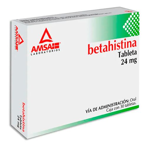 Betahistina Amsa 30 Tabletas 24mg