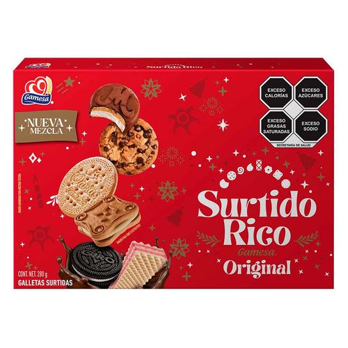 Galletas Gamesa Surtido Rico Navidad 280g