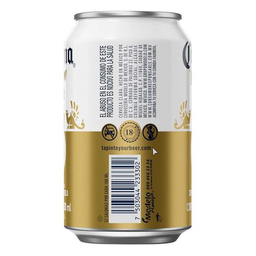 6 Pack Cerveza Corona Golden Ligth 330ml