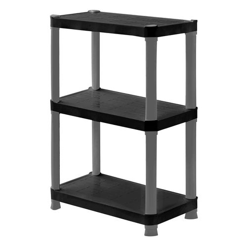 Rack Italhome de 3 niveles Negro con Gris