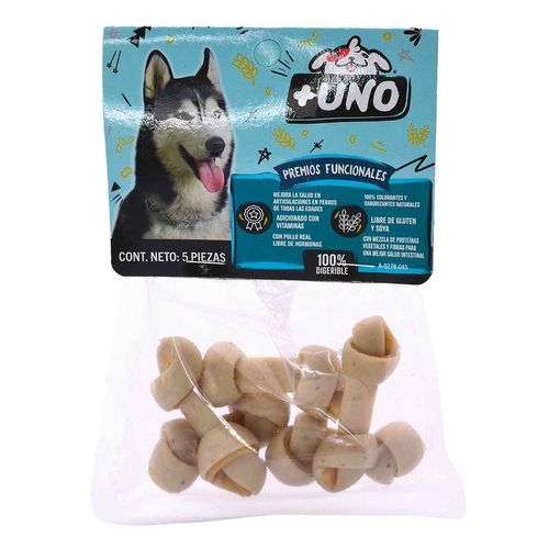 Carnaza +Uno Hueso dual Pollo