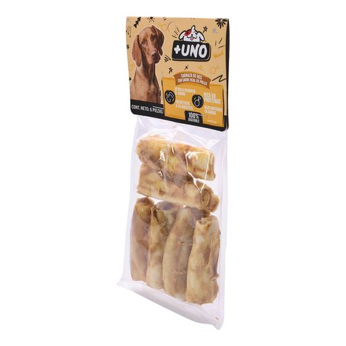 Carnaza +Uno Rollito Carne d pollo