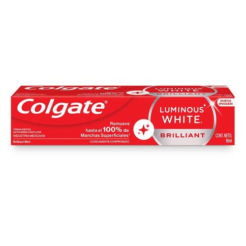Pasta Dental Blanqueadora Colgate Luminous White Brilliant 66ml