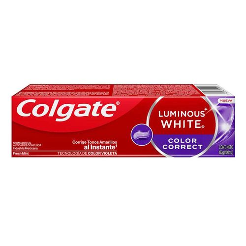 Pasta Dental Blanqueadora Colgate Luminous White Color Correct 100ml