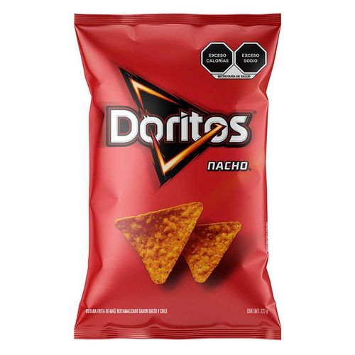 Botana Doritos Nachos Licencia 222g