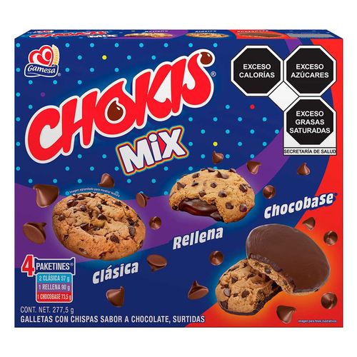 Galleta Gamesa Chokis Mix 277.5g