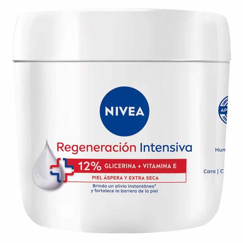 Crema Corporal Humectante NIVEA Regeneración Intensiva en Tarro 400ml