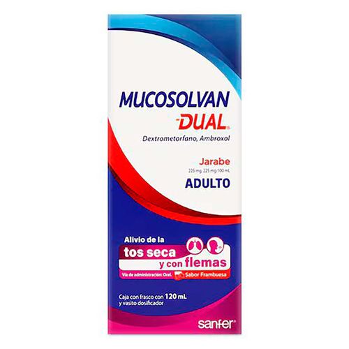 Jarabe Adulto Mucosolvan Dual 120 ml