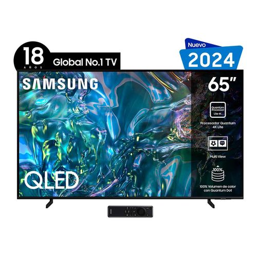 Pantalla Samsung 65 Pulgadas QLED 4K Smart TV QN65Q60DAFXZX
