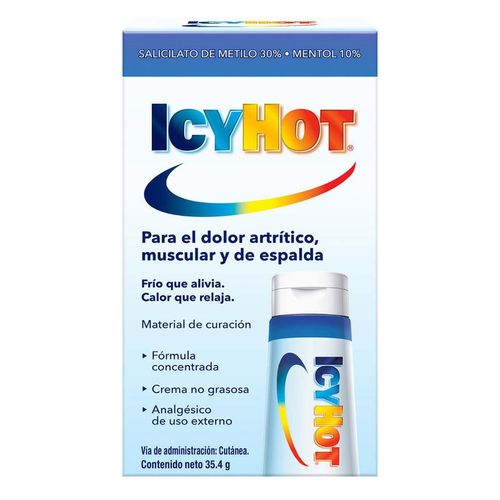 Icy Hot Crema Analgésica para el Dolor Muscular en Tubo 354g