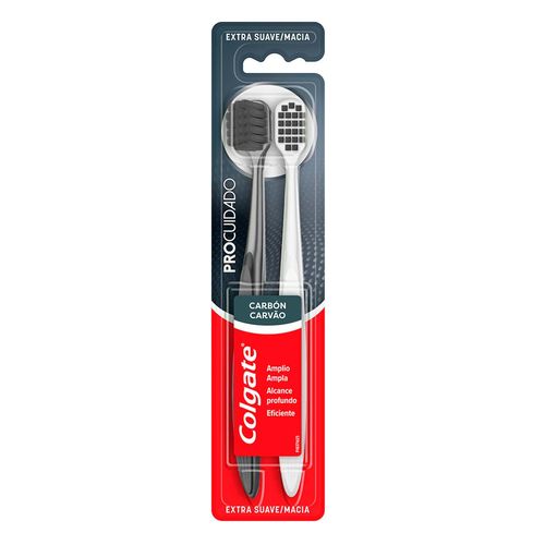 Cepillo Dental Colgate Carbón Activado 2 Pack