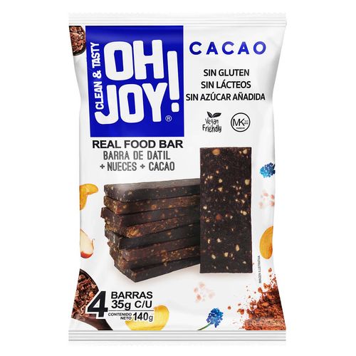 Barra Oh Joy! Cacaco 140g