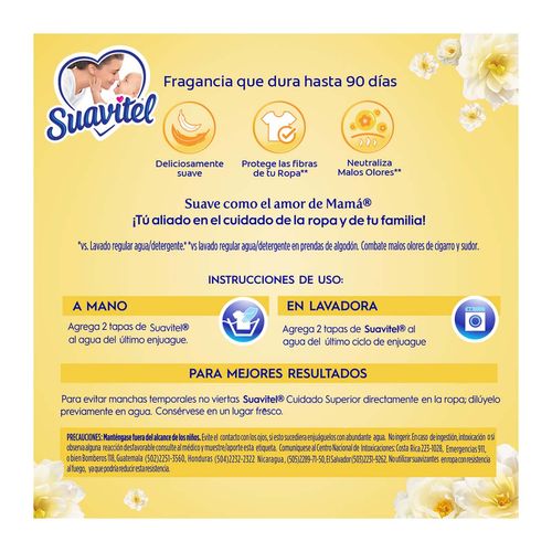 Suavizante de Telas Suavitel Cuidado Superior Fresco Aroma de Sol 1L