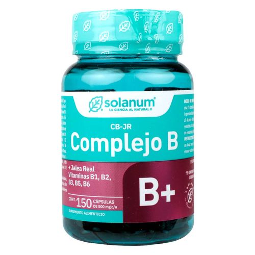 Vitaminas Solanum Complejo B con Jalea Real 150 Cápsulas