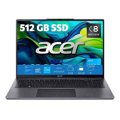 Laptop Acer Aspire Lite NX.KZFAL.001 Intel Core 13 512GB Ram 8GB