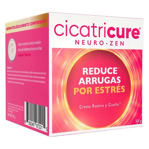 Crema Cicatricure Antiarrugas NeuroZen Rostro y Cuello 50g