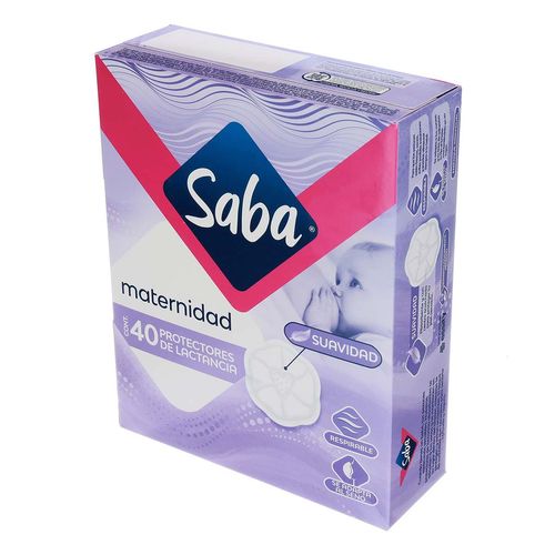 Protectores de Lactancia Saba Maternidad 40 Piezas