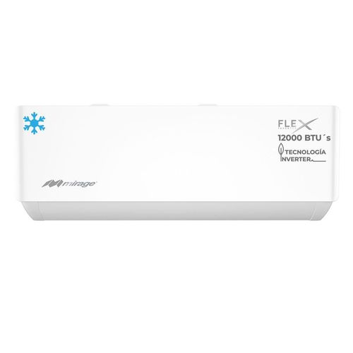 Aire Acondicionado Mirage Minisplit Flex Inverter Sf 1 Ton 12000 Btu 110 V Blanco Setcdf120F