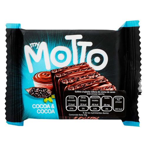 Galleta My Motto Cocoa Café 31g