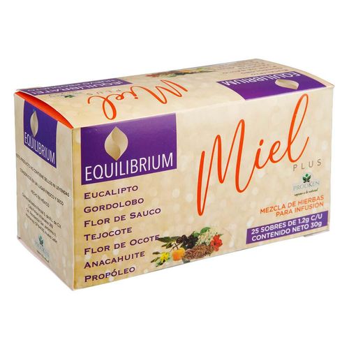 Té Equilibrium Plus Miel 30 sobres