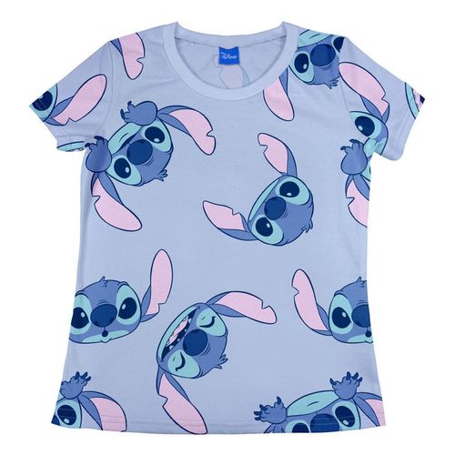 Playera Estampado Continuo Disney Stitch