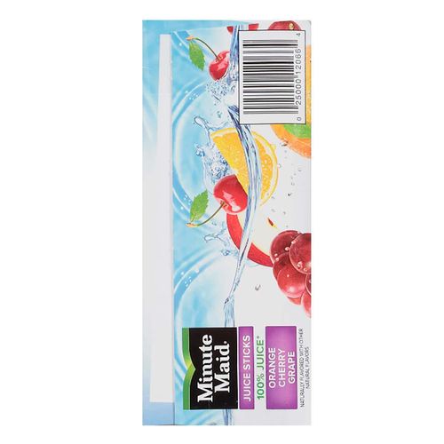 Paletas Minute Maid Naranja, Cereza y Uva 768ml