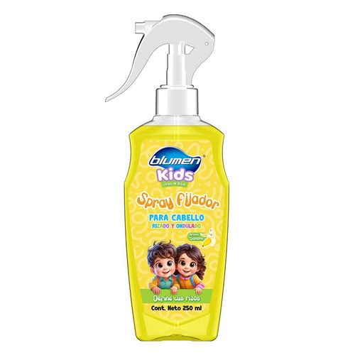 Spray Fijador Blumen Kids Cabello Rizado Banana 250ml