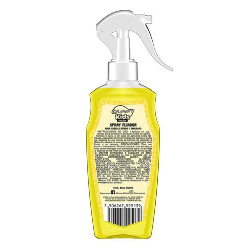 Spray Fijador Blumen Kids Cabello Rizado Banana 250ml