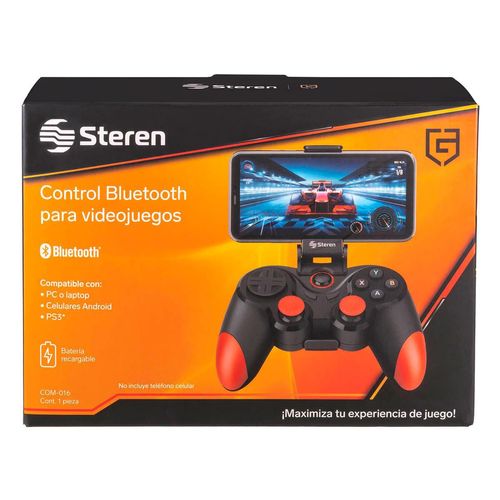 Control Usb/Bluetooth Steren Videojuegos Pc, Ps3 y Celular Com-016