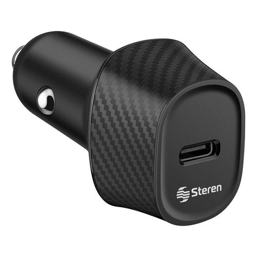 Cargador Usb C Pd Steren 20 W para Auto Eli-854