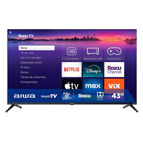 Pantalla Smart TV 43 Pulgadas Aiwa AW43B4SMRK