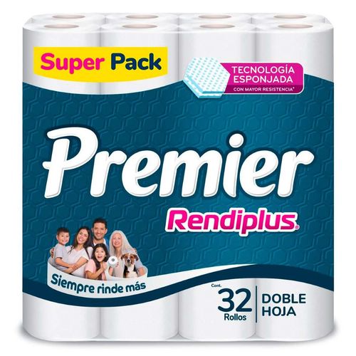 Papel Higiénico Premier Rendiplus 32 Rollos