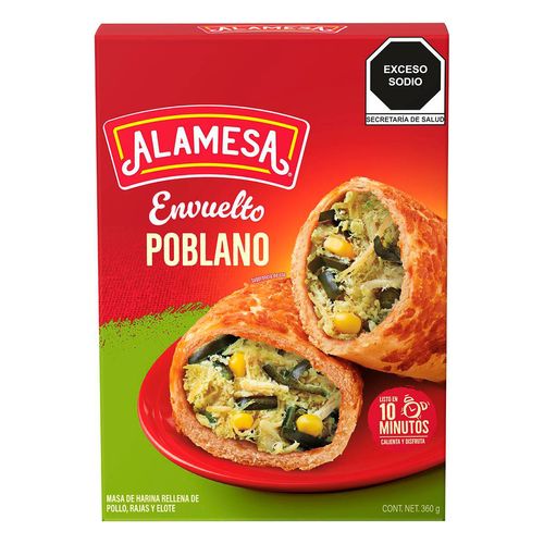 Envuelto Alamesa Poblano 360g