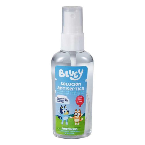 Solución Antiséptica Bluey Multiusos 60ml