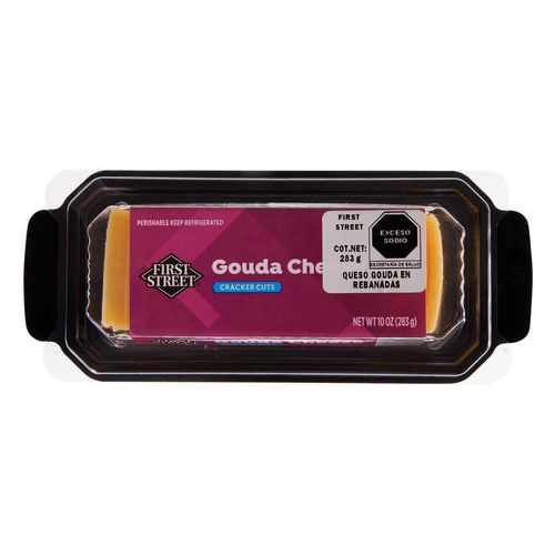 Queso First Street Gouda Rebanado 283g