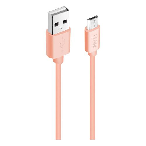 Cable Cargador Select Sound Micro USB Durazno Microdur-Sp