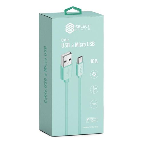 Cable Cargador Select Sound Micro USB Aqua Microaq-Sp