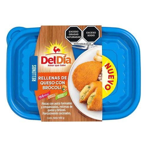 Pechuga de Pollo Del Día Rellena de Queso y Brocoli 490g